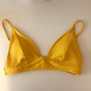 yellow bikini top